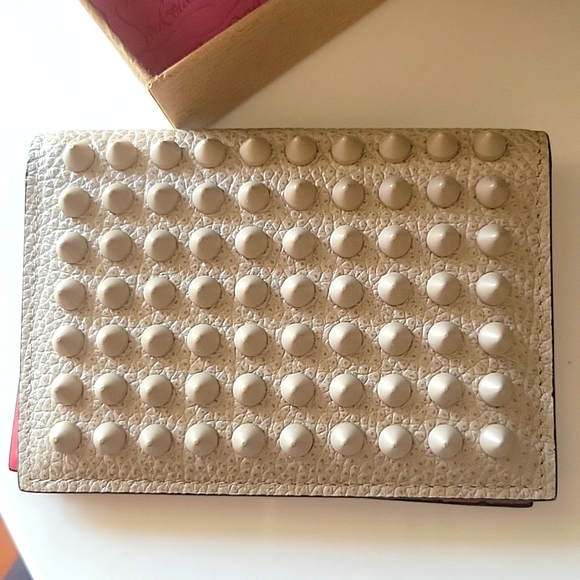 Christian Louboutin Handbags - Authentic Louboutin Spikes Leather Card Holder